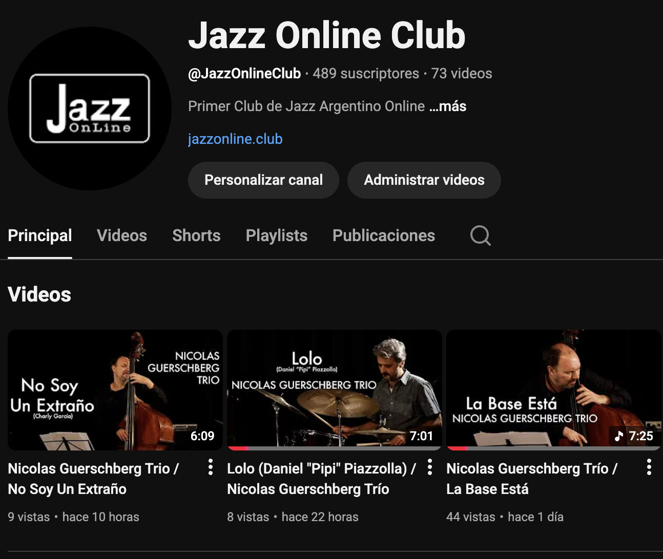 YouTube jaz Online Club